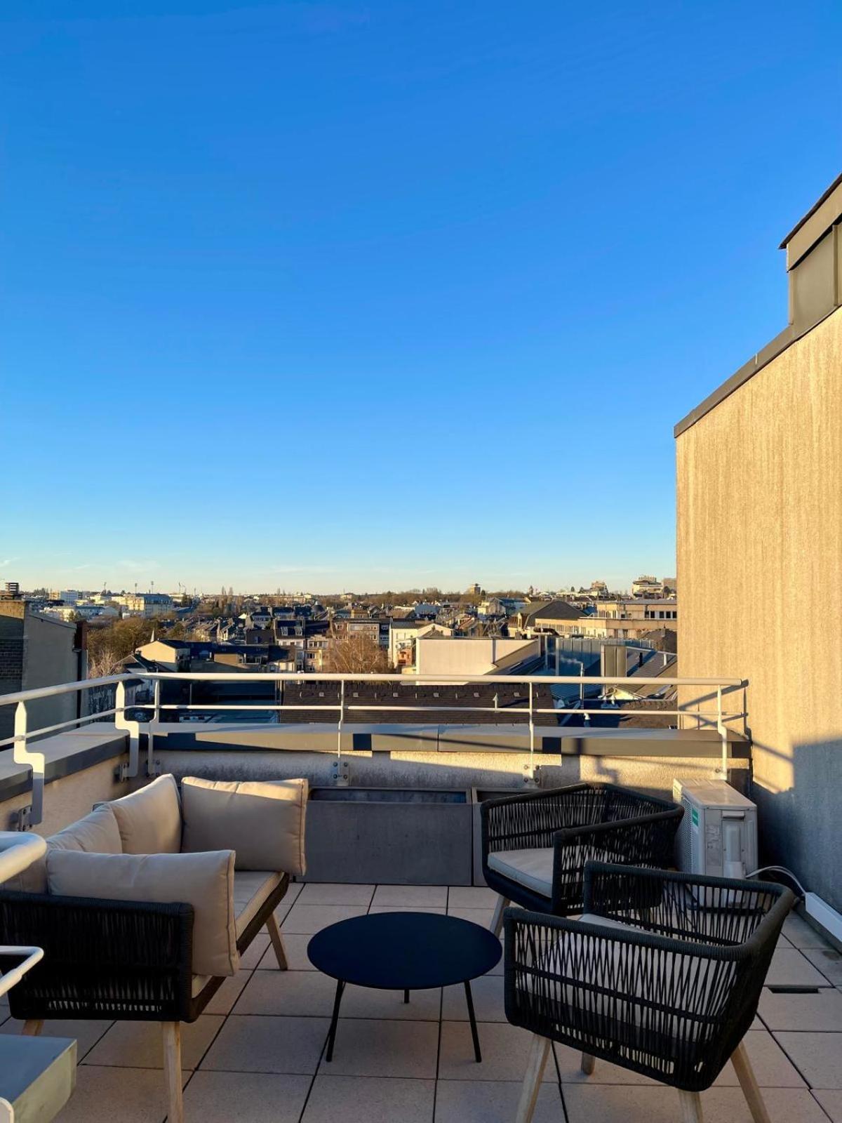 Apartament Lux Penthouse - Office, Terrace, Gym & Parking Luksemburg Zewnętrze zdjęcie