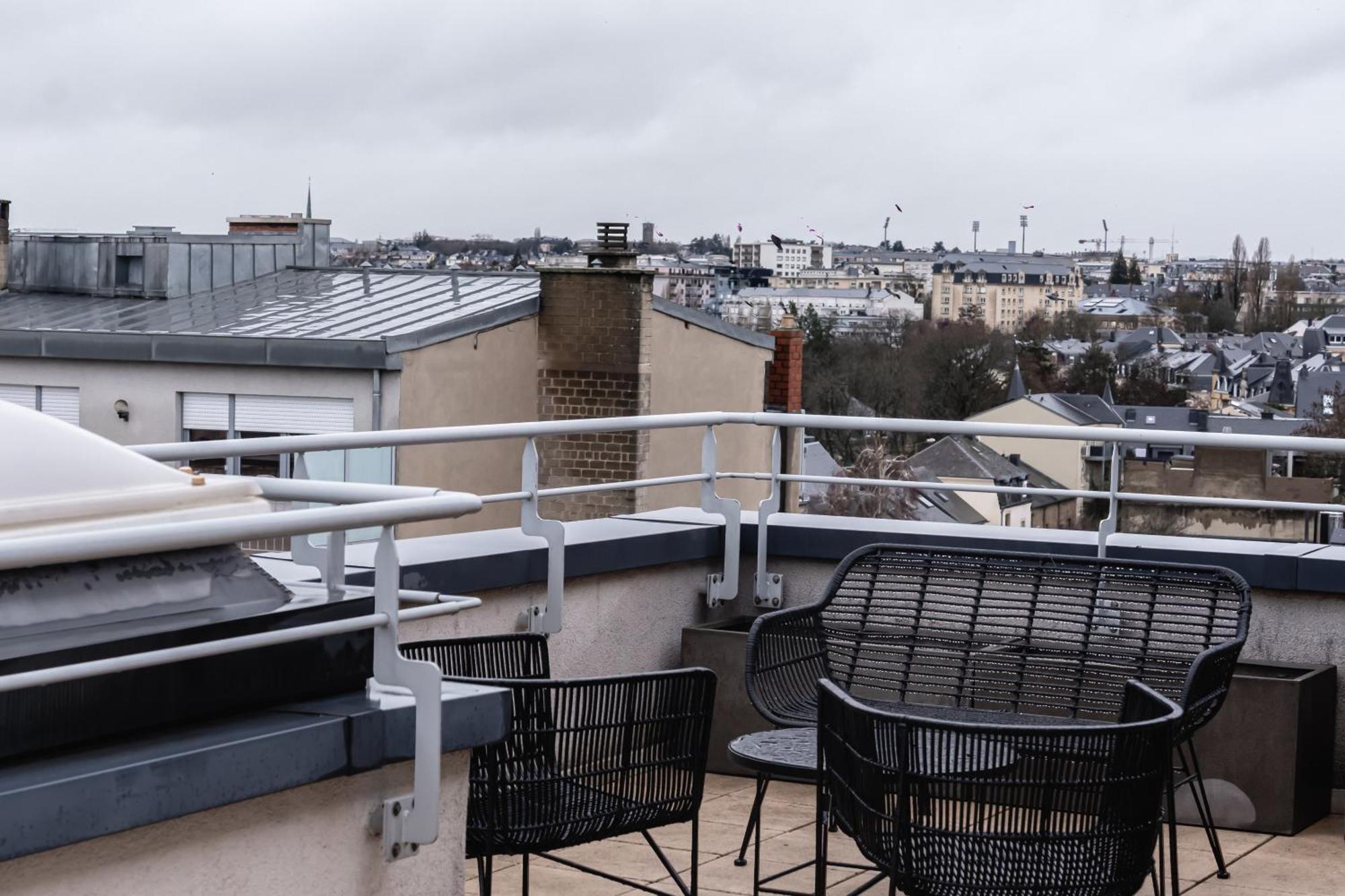 Apartament Lux Penthouse - Office, Terrace, Gym & Parking Luksemburg Zewnętrze zdjęcie